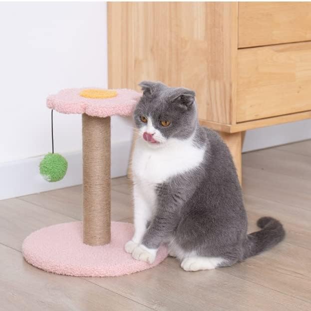 IULJH grebanje stuba zabava Sisal stub Scratch Tower vuče loptu skok igračka za igru Pet Kitten penjački okvir za mačke