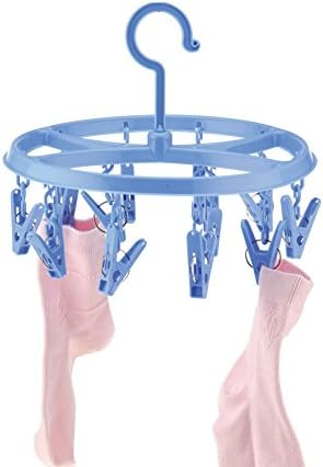 YUMUO okretne kuke Print čarapa plastične police za sušenje Plastična vješalica-A