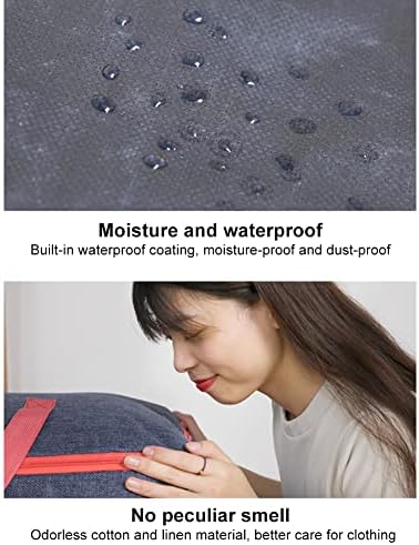 Bluocnmkt VELIKA Spremnik za zaštitu od vlage kreće putne torbe - otporne na vodu i prozračne ormare za udobne jastuk za prekrivanje posteljine