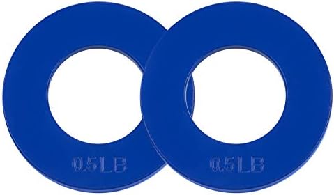 Logest frakcijske Olimpijske ploče Set od 2 ploče - 1 LB 1.25 LB 1.5 LB frakcijske ploče za utege dizajnirane za Olimpijske utege