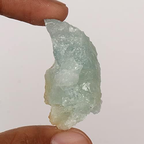 Gemhub 89,25 CT Prirodni veliki kristal Reiki Čakra Aqua Sky Aquamarine Labavi dragulj za srušene, meditaciju i reiki Crystal Beal