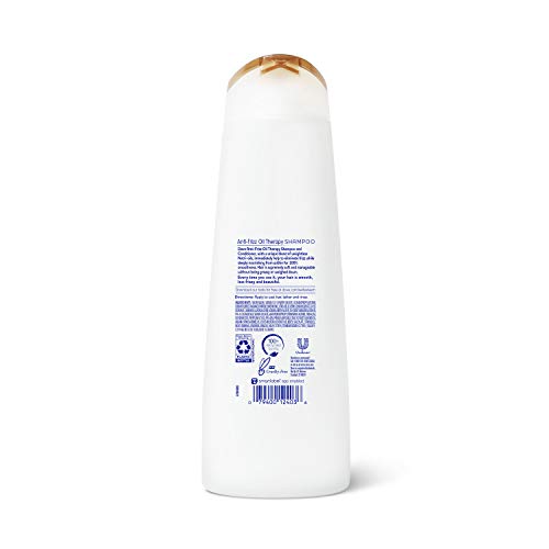 Dove Nutritive Solutions šampon za suhu kosu za kontrolu Kovrčanja uljna terapija Nutri-Oils hidratantni šampon Formula Smooths Hair, 12 Fl oz