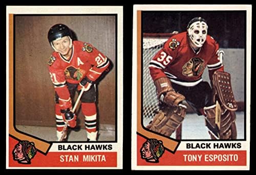 1974-75 Topps Chicago Blackhawks Team set Chicago Blackhawks Vg / Ex Blackhawks