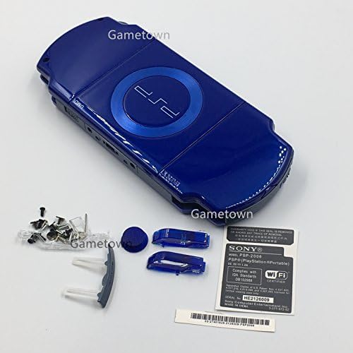Nova zamjena Sony PSP 2000 konzola puni poklopac kućišta sa gumbima Set-plava.