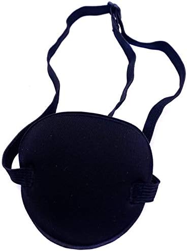 Crni okular-komforno podesivi oblik crni omotač za jednu oči za oči za oporavak očiju