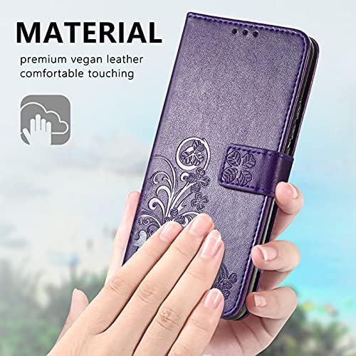 XNXCEVI za Galaxy A14 5G torbicu za novčanik, [Flower Embossed] Premium PU Koža Flip zaštitni poklopac kućišta sa držačem kartice