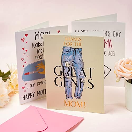 Loveinside čestitka & nbsp;za majku da pokaže ljubav, prelepa čestitka za Majčin dan sa kovertom - & nbsp; 6 & nbsp; x & nbsp;8 & nbsp;inči-dizajn farmerki