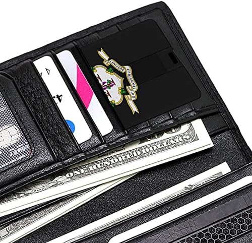 Connecticut State brtva kreditna kartica USB Flash Diskovi Personalizirani memorijski štap Key Corporate pokloni i promotivni pokloni 32g