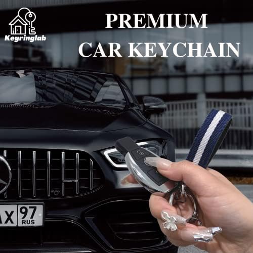 Keyringlab Premium privjesak za ključeve, ključevi za automobile za žene i muškarce, ključni lanac automobila, dom, ured