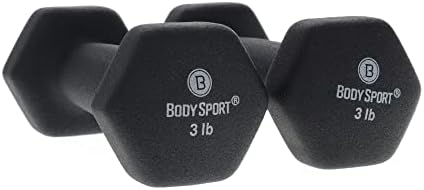 Body Sport Neoprene Butbbell - Bučice za vježbe - Oprema za obuku snage - Neoprene Bučice - Kućna oprema za teretanu - Trening tereta