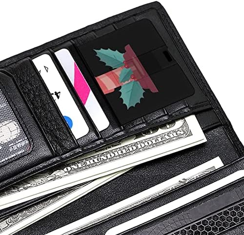Božićna pozajmica kreditna bankovna kartica USB flash diskove Prijenosni memorijski stick tipka za pohranu 64g