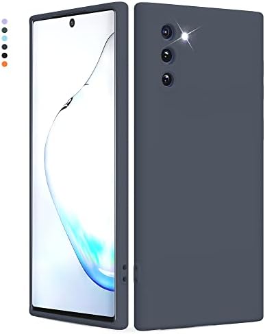 za slučaj Galaxy Note 10, silikonska futrola mekog dodira sa podstavom od mikrovlakana jastuk Slim Shockproof zaštitni poklopac 6.3 in Za Samsung Galaxy Note 10, plava