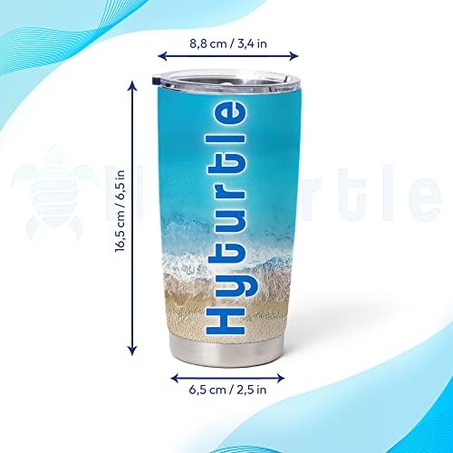 Hyturtle personalizirani pokloni za ljubitelje žirafa - rođendan božićnjak -Giraffe po mjeri od nehrđajućeg čelika Tumbler 20oz sa