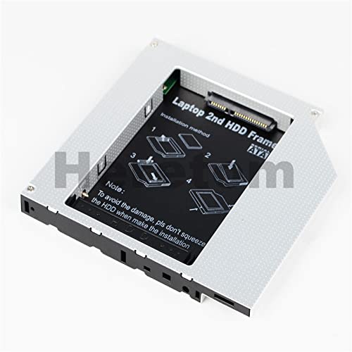 12.7 mm univerzalna Aluminijumska legura 2nd HDD Caddy IDE u SATA 2.5 HDD SSD DVD / CD-ROM optički prostor za Laptop