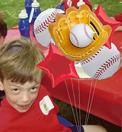 Hbmemory Baseball Party Decoortions Baseball Balloons 20 inčni baseball rukavi baloni za sportsku temu Baseball Game Day Dekoracije