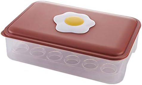 Doitool držač za jaja, 1 kom kuhinjska kutija za odlaganje jaja kutija za čuvanje frižidera sa poklopcem držač za jaja