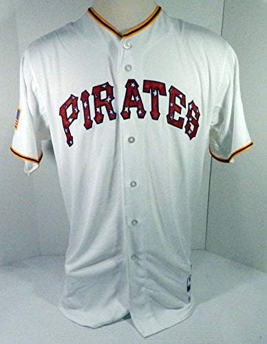 2015 Pittsburgh Pirates Blank # Igra Izdana bijeli dres 4. jula 46. jula 743 - Igra Polovni MLB dresovi