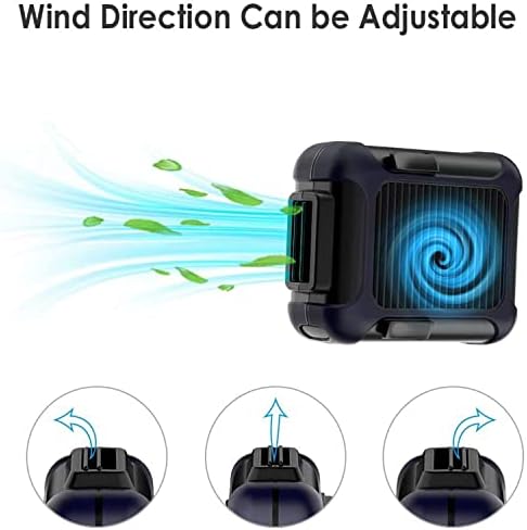 Xiaojialin Travel Ventilator Ručni ventilator za punjiva baterija Podesiva 30 ° USB ventilator 3 Brzina Personalni ventilator za hlađenje