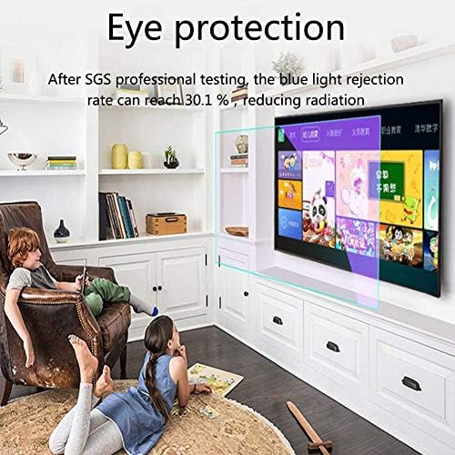 Aizyr 32-75INCH zaštitni ekran za zaštitu od sjaja, blokovi plavi lagani mat zaštitni film protiv refleksije do 90%, 58 u 1269 x 721mm
