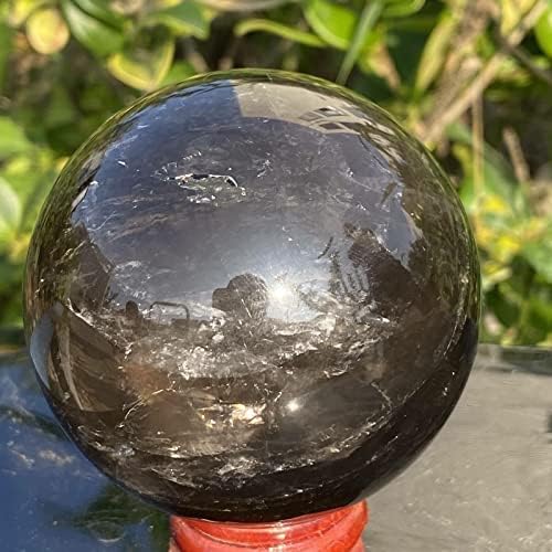 Fopure 60-65mm Prirodno čistom dimljenom kvarcnom kristalnom kugličnom kugličnom kugličnom kuglu Narodno kamenje i minerali