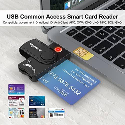 USB Multi čitač kartica, 4 u 1 Čitač memorijskih kartica za SD SDXC SDHC Micro SDXC Micro SDXC MS MMC UHS-1 SIM, dod vojni USB čitač