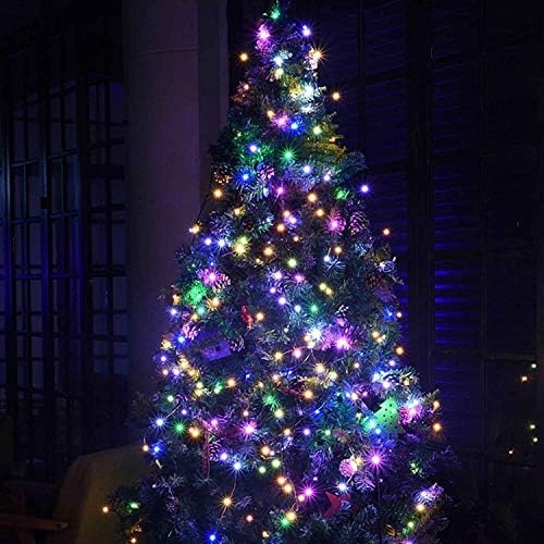 YASENN Božićna svjetla žičana svjetla 200led 66Ft povezana bajkovita svjetla 8 načina osvjetljenja sa tajmerom za vrtno Drvo terasa trijem Uskršnje dekoracije