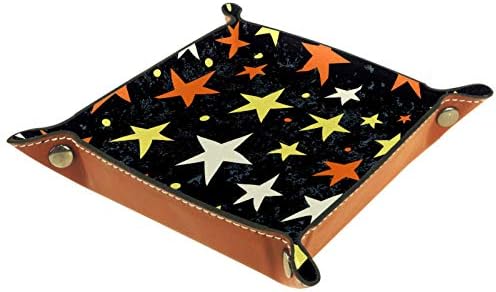 Rolling Dice igre Tray ključ coin candy kutija za čuvanje zvijezda koža kvadrat nakit ladice Folding