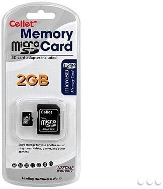 Cellet 2GB MicroSD za Motorola Milestone Smartphone prilagođene flash memorije, high-speed prijenos, plug and play, sa pune veličine