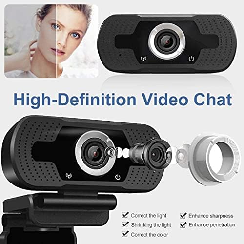 WSSBK Webcam 1080p Full HD web kamera sa mikrofonom Web kamera 1080p za računarsku laptop radnu površinu