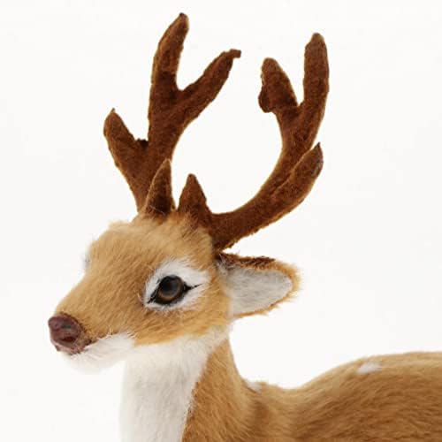 Almencla paket od 2 simulacije laganja Sika Elk životinjski model Figurine dom