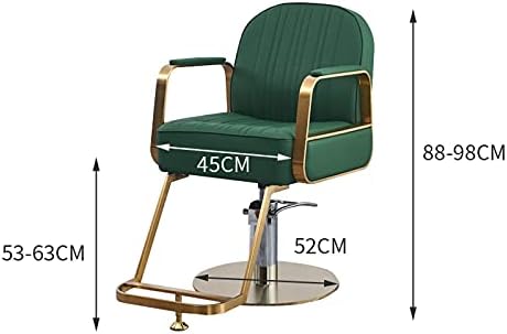 Salonska stolica Hidraulična stolica za posao ili dom, berberska stolica Frizerski Salon Specijalna lifting stolica za sečenje kose stolica za peglanje i bojenje stolica od nerđajućeg čelika lagana okretna stolica