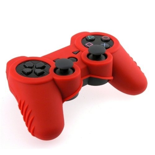 4in1 kombinirani set crni x 2, plavi, crveni mekani silikonski zaštitnik kože kućišta Combo za Sony Playstaion PS3 kontroler