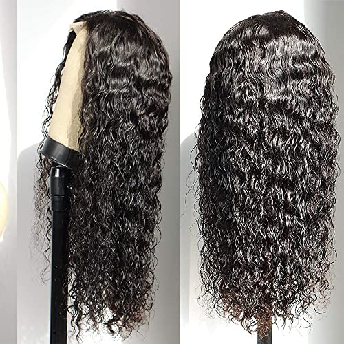 Perike za zatvaranje vodenih valova perike za ljudsku kosu za crne žene kovrčave HD prozirne čipke prednje perike brazilska Djevičanska