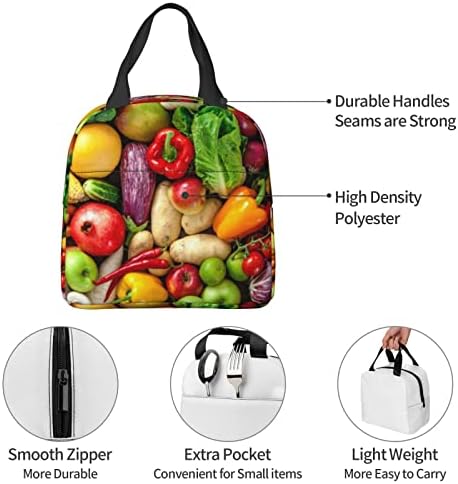 PSVOD torba za ručak Prijenosna torba za ručak, vodootporna bento torba, pogodna za posao i fakultet, aktivnosti na otvorenom, piknik