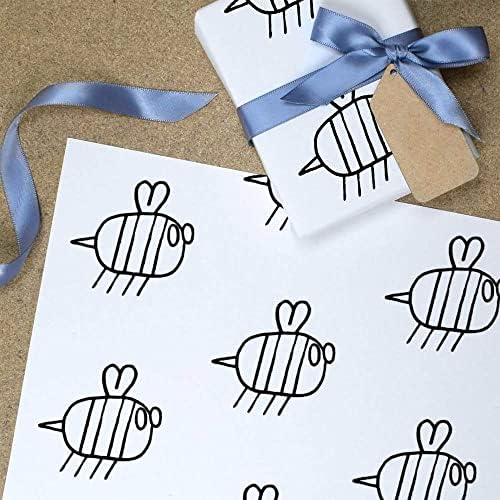 5 x A1 'slatka pčela' Listovi papira za umotavanje/umotavanje poklona