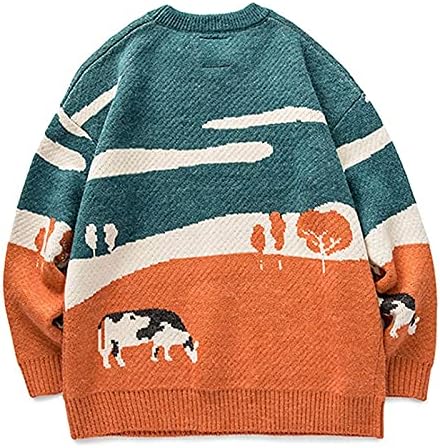 Džemper za vrat za žene par trend odgovarajuću jaknu zgodni svi podudarni Jumper Tops casual kawaii kukičarskih majica