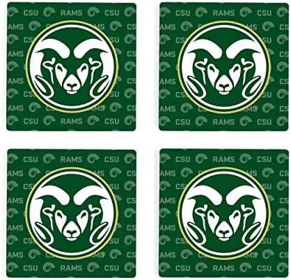 Colorado State University Colop Logo 4 x 4 Apsorbentne keramičke podmetačice od 4