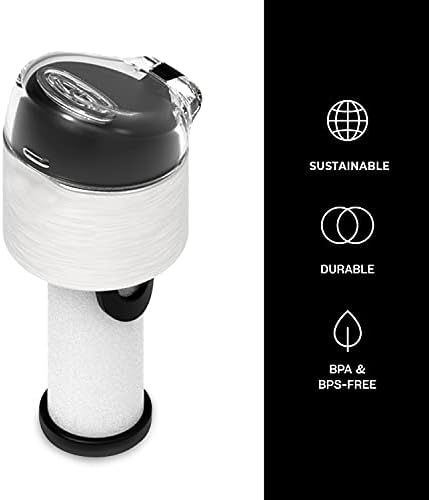 S'well filter kapa s zaštitnim poklopcem - Odgovara 9oz i 17oz originalnim bocama - filtrira hlor i čestice za poboljšanje ukusa i mirisa vode iz slavine i bez pukne i BPA
