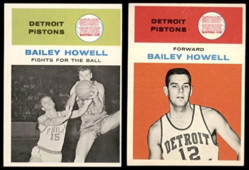 1961-62 Fleer Detroit Pistons Team Set Detroit Pistons VG / Ex Pistons