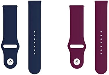 Jedan echelon za brzo otpuštanje satova kompatibilan je s Huawei Watch Fit 2 Active Edition Silikonski remen za sat sa zaključavanjem