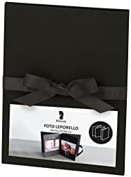 Rössler 13303200700 - Leporello sa crnim stranicama, crna, 150 x 190 mm, sklopiva knjiga, Koncertinski foto album, paket od 1