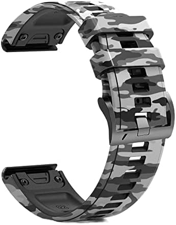 Sawidee za Garmin Fenix ​​7 7x 6 6x Pro 5x 5 Plus 3 Hr MK2 Easyfit Smart Watch Raint Band Correa 26 22mm Silikon Brzo izdanja
