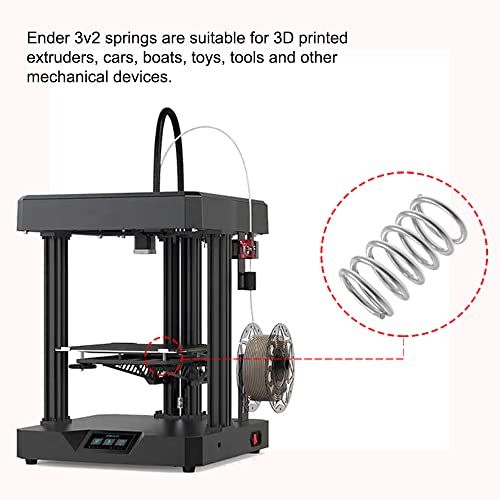 Springs Springs, Holasdodo 3D Springs Printer Springs, Mehanički kompresijski izvori za 3D štampač Ekstruder Grijani krevet Diy dodaci