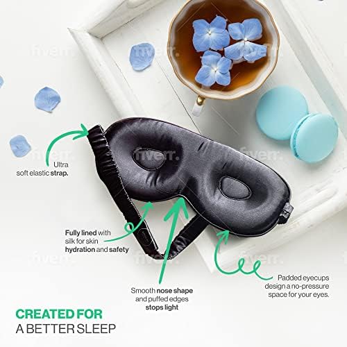 3D svilena maska ​​za spavanje