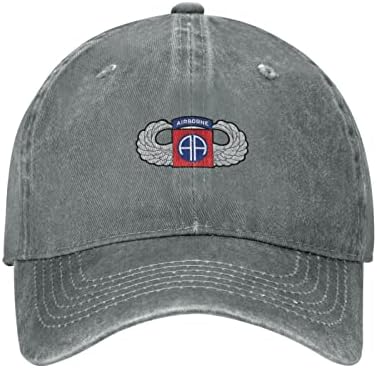 IMEEGIEN 82ND Airborne Division bejzbol kapa za muškarce žene vintage kaubojski šešir za odrasle