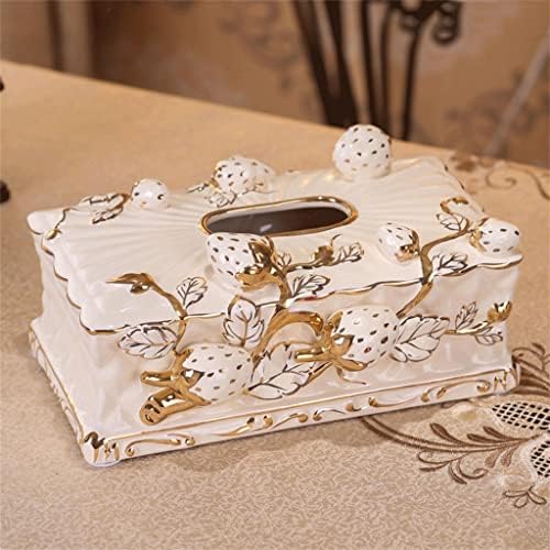 Zhuhw evropsko-stil tkiva tkiva tkiva tkiva salveta kutija keramičke kutije za kavu stolni ukras ukras