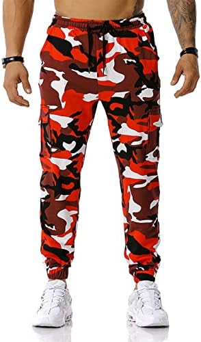 Muška Camo Cargo pantalone Fit pantalone modni labave zgodan Pocketjeans pantalone alat kamuflažne pantalone M-4xl