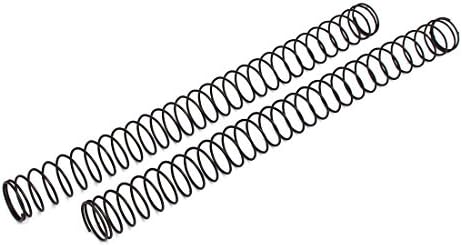 Aexit 1.5mmx25mmx305mm manganski opruga čelična kompresijska opruga Kompresioni izvori crni 2pcs