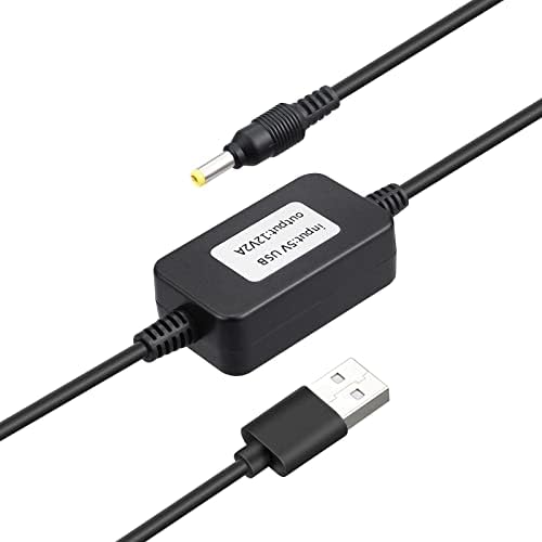 Kabl za napajanje za Alexa Dot 3rd generacije / 4th Gen / Spot, USB DC Barrel 5V do 12v adapterski kabl 3 ft