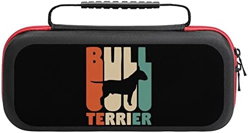 Vintage Bull Terrier Carry Case Storage Torba za pohranu Prekidač Travel Shell Torbica za dodatnu opremu i igre